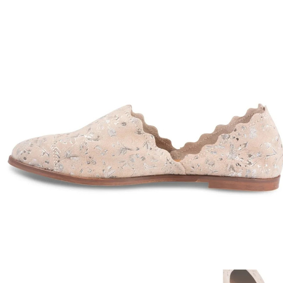 Klub Nico Georgette shoe Pewter Floral Novelty Suede. Size 9 - Picture 2 of 14